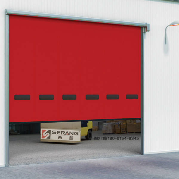 进口品质防撞自动复位拉链高速门