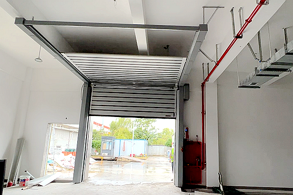 L型轨道硬质快速门